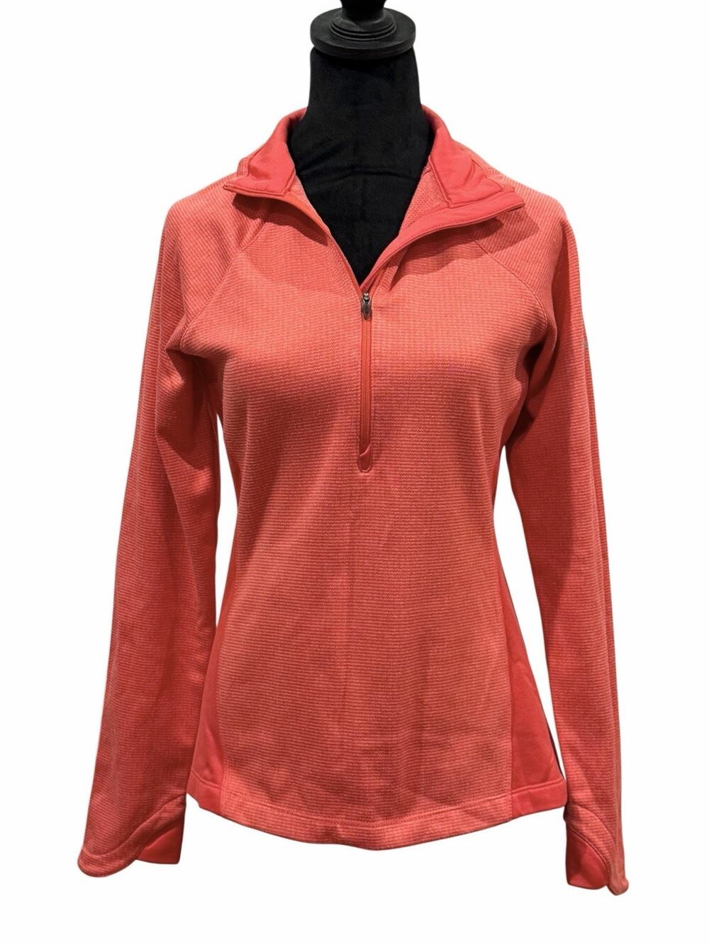 Columbia Women’s Glacial IV Half Zip Fleece Pullover Coral SZ Small Ski